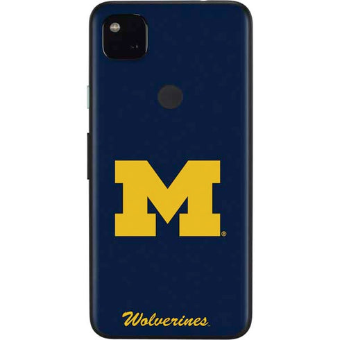 University of Michigan M Logo Bold Google Pixel 4a Skin